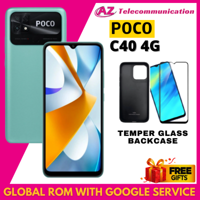 POCO C40 4/64GB 4G |全球RAM，带谷歌支持的应用程序|双SIM |保修|快速发货