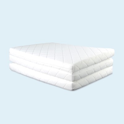 Eurotex，可折叠3折泡沫床垫，防尘螨洗拉链套，6cm/10cm厚，免费棉质拉链床垫套